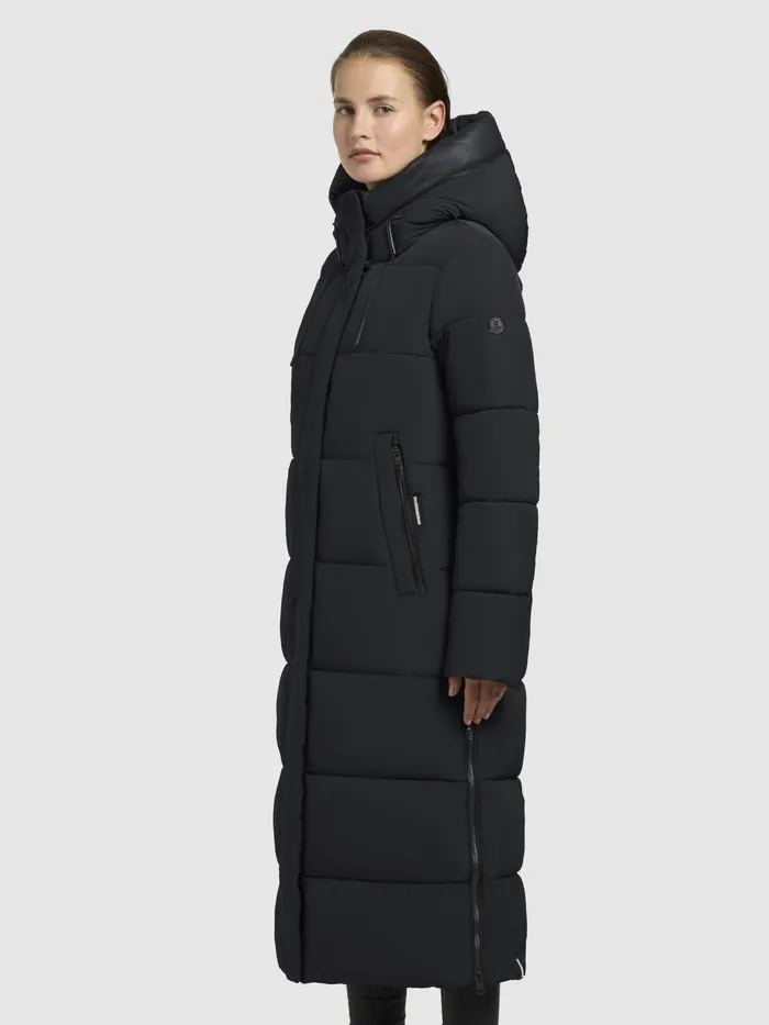 Puffer Coats Women Mantel KALEY Schwarz Schwarz KHUJO
