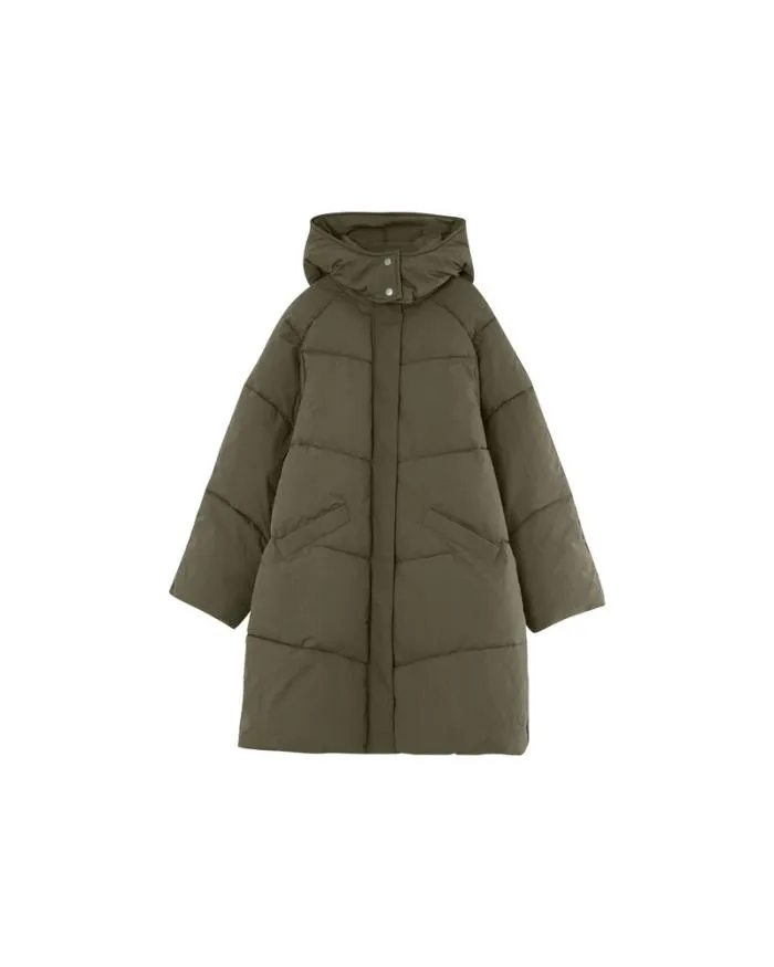 PUFFER JACKET KAKI NORTH Shop Grace and Mila Puffer Jackets