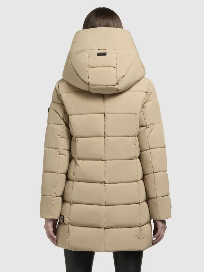 Puffer Jackets KHUJO Women Jacke TENX Sand Sand