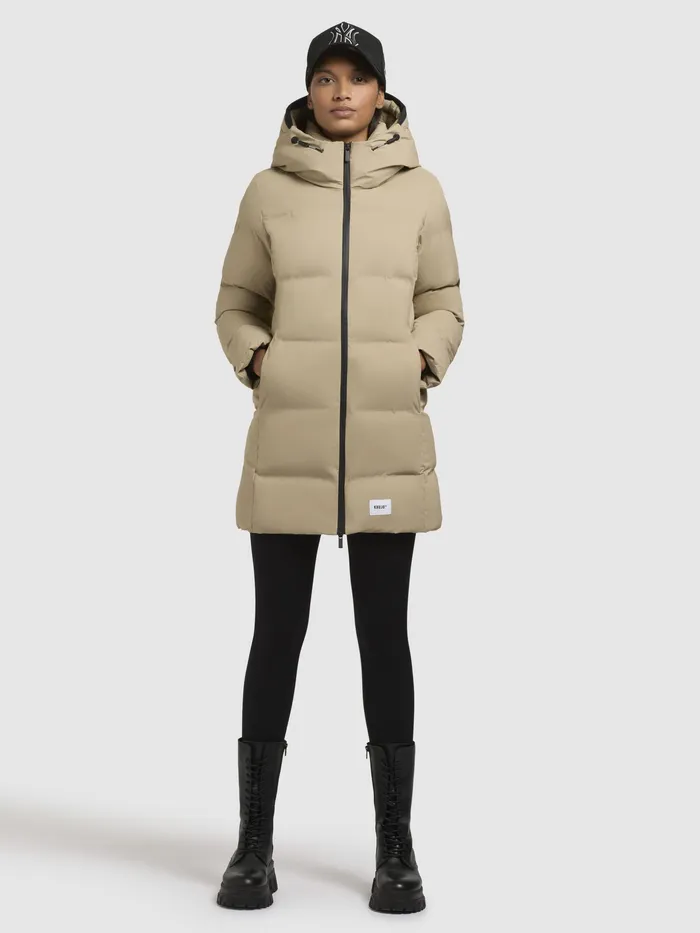 Puffer Jackets Women KHUJO Jacke TANARE3 Sand Sand