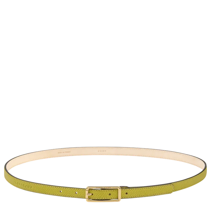 pure Ladies8217 belt Kiwi Green Belts Longchamp Women