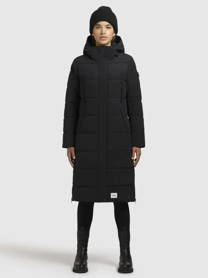Quilted Coats Mantel DANI2 Schwarz Schwarz 8211 KHUJO Women