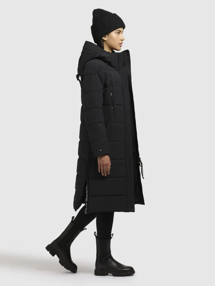 Quilted Coats Mantel DANI2 Schwarz Schwarz 8211 KHUJO Women