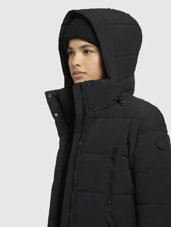 Quilted Coats Mantel DANI2 Schwarz Schwarz 8211 KHUJO Women