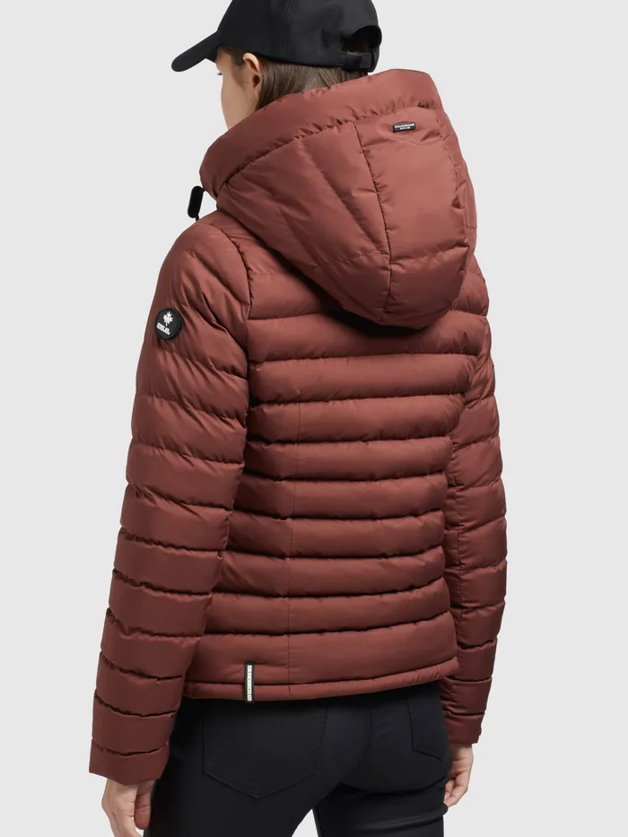 Quilted Jackets KHUJO Women Jacke LOVINA3 MATT Dunkelrot Dunkelrot