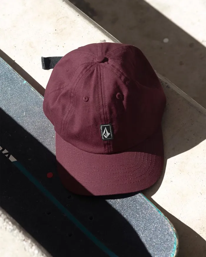 Ramp Stone Adjustable Hat 8211 Merlot Mens Volcom Accessories