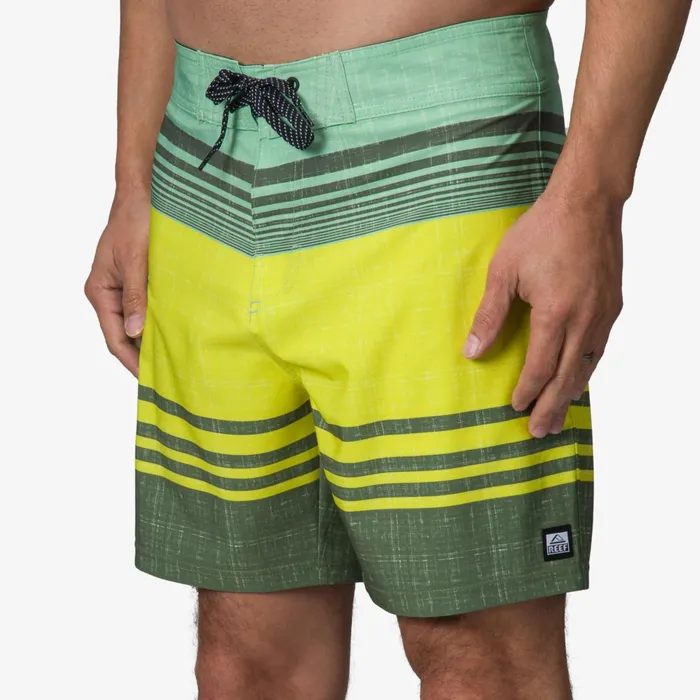 Reef Casey Stripe Boardshort 17034 Fair Green Men Shorts Boardshorts and Pants Reef Casey Stripe Boardshort 17034 Fair Green Men Shorts Boardshorts and Pants
