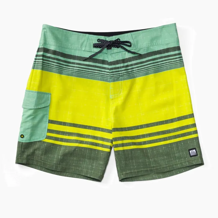 Reef Casey Stripe Boardshort 17034 Fair Green Men Shorts Boardshorts and Pants Reef Casey Stripe Boardshort 17034 Fair Green Men Shorts Boardshorts and Pants
