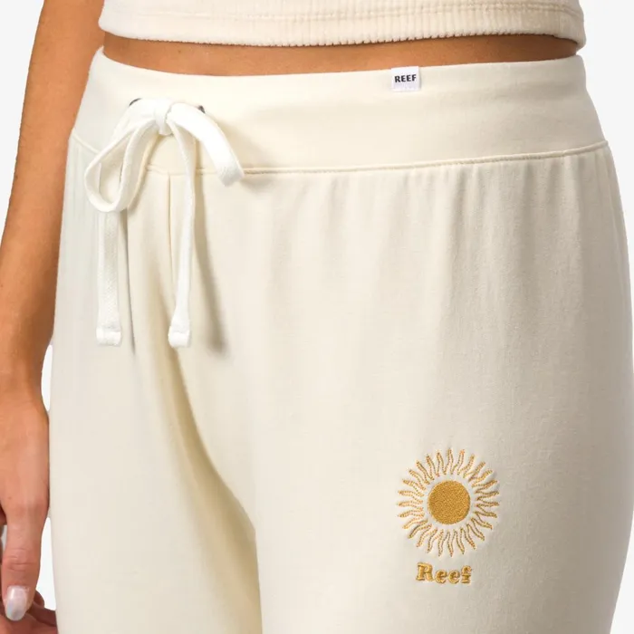 Reef Cozy Sweatpants Almond Milk Women Shorts Pants and Skirts
