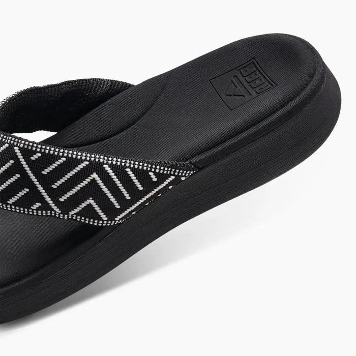 Reef Cushion Cloud Textile Black Geo Women Sandals Reef Cushion Cloud Textile Black Geo Women Sandals
