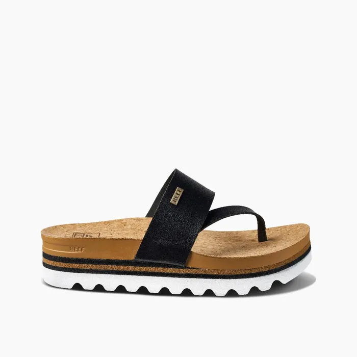 Reef Cushion Sol Hi Blacktan Women Flip Flops
