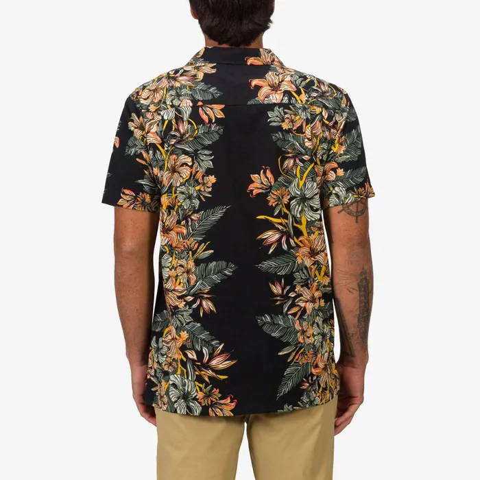 Reef Drift Short Sleeve Camp Shirt Caviar Men Shirts and TShirts