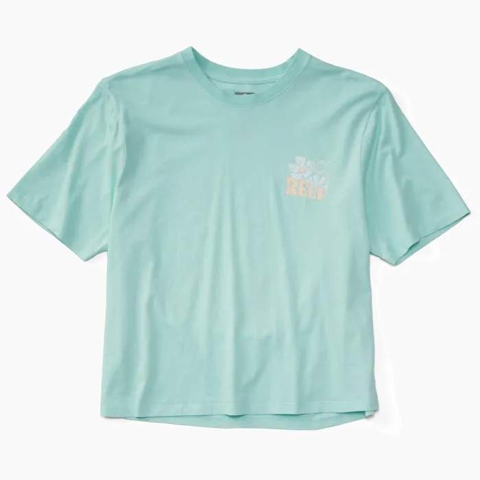 Reef Koda 18034 Crop Tee Eggshell Women Tops Reef Koda 18034 Crop Tee Eggshell Women Tops
