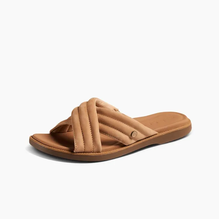 Reef Lofty Lux X Natural Women Slides Reef Lofty Lux X Natural Women Slides
