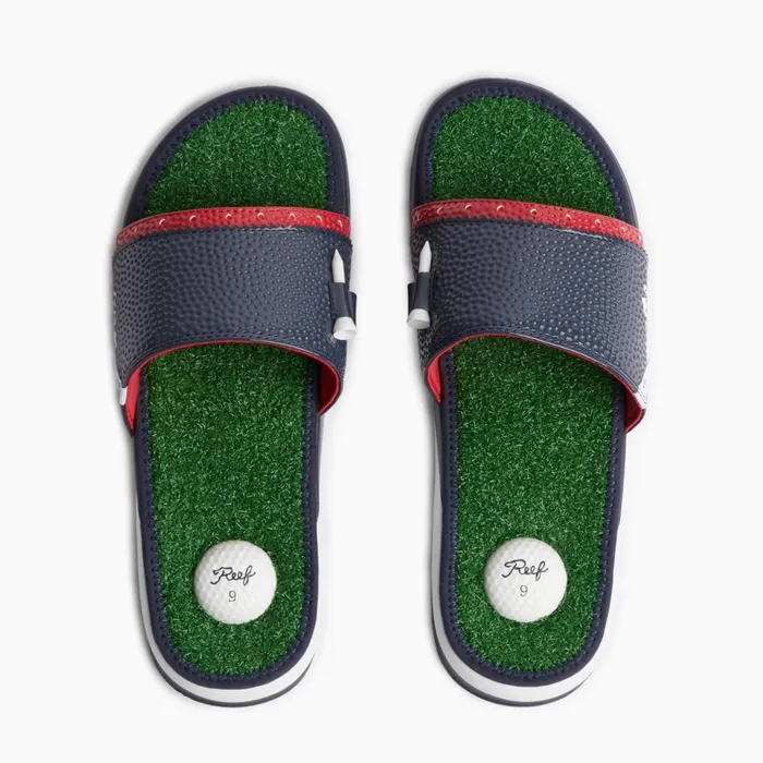 Reef Mulligan Slide Patriotic Men Slides Reef Mulligan Slide Patriotic Men Slides