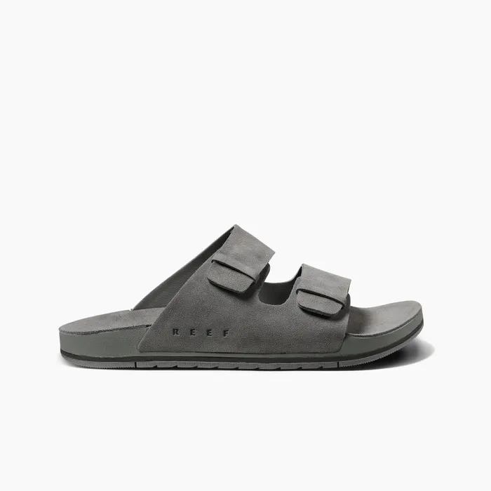 Reef Ojai Two Bar Grey Men Slides