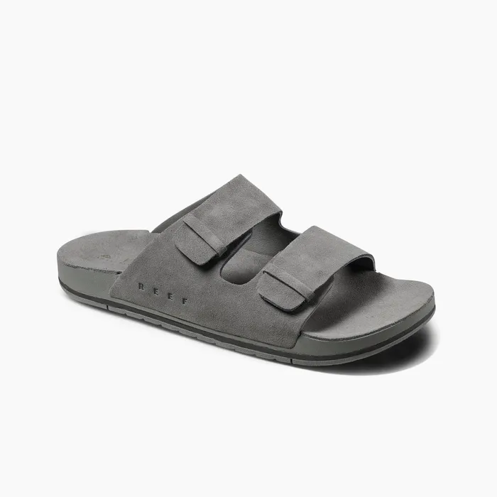 Reef Ojai Two Bar Grey Men Slides Reef Ojai Two Bar Grey Men Slides
