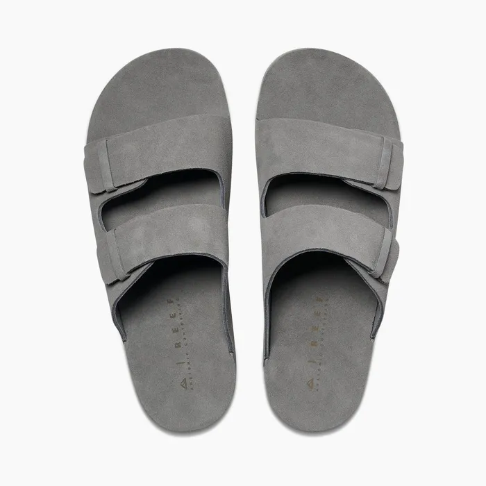 Reef Ojai Two Bar Grey Men Slides Reef Ojai Two Bar Grey Men Slides
