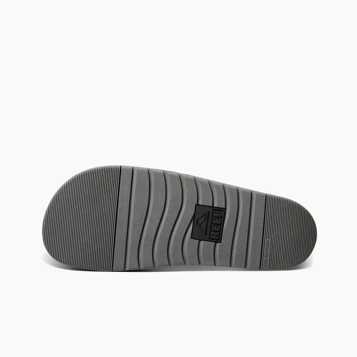 Reef Ojai Two Bar Grey Men Slides Reef Ojai Two Bar Grey Men Slides