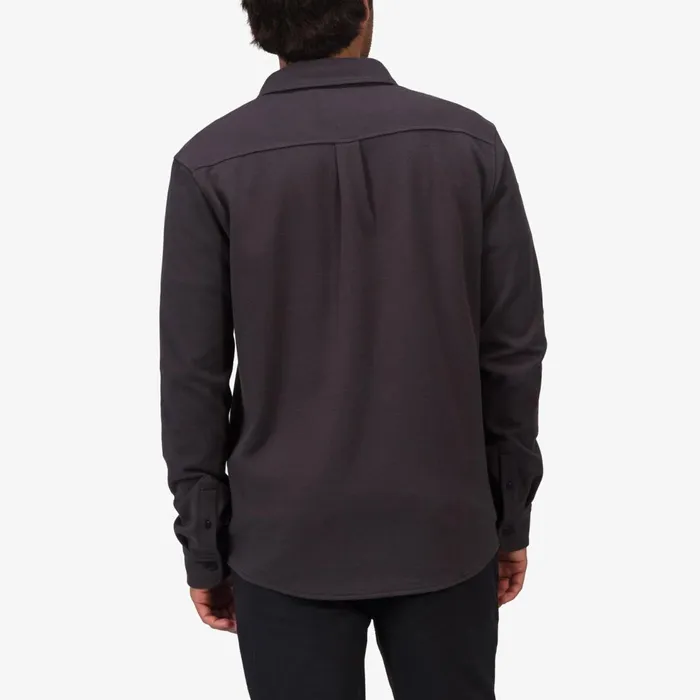 Reef Raymond Long Sleeve Shirt Phantom Men Outerwear