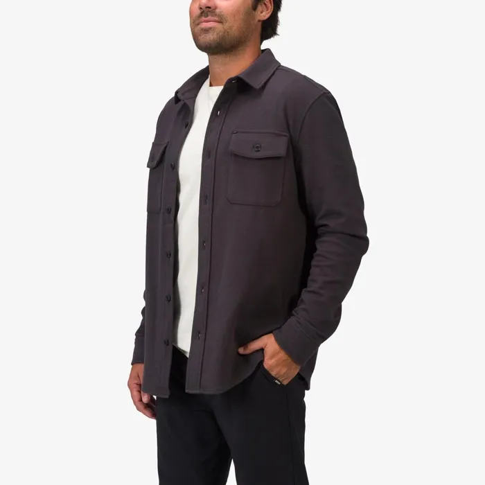 Reef Raymond Long Sleeve Shirt Phantom Men Outerwear