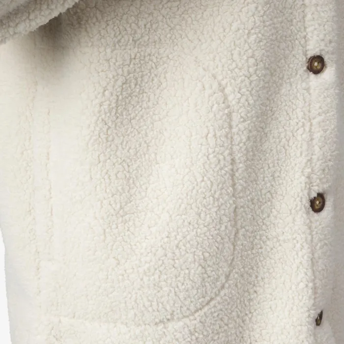 Reef Sammie Sherpa Shacket Almond Milk Women Tops