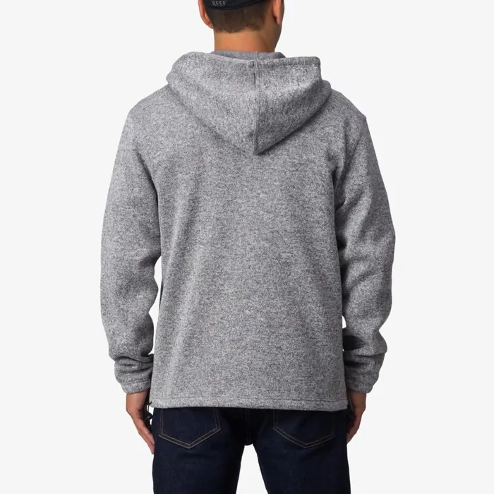 Reef Scott ZipUp Fleece Jacket Quiet Shade Gre Men Outerwear