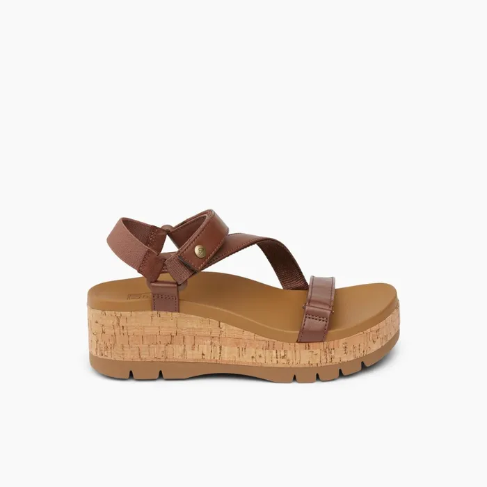 Reef Vista Higher Luna Cocoa Cork Women Sandals