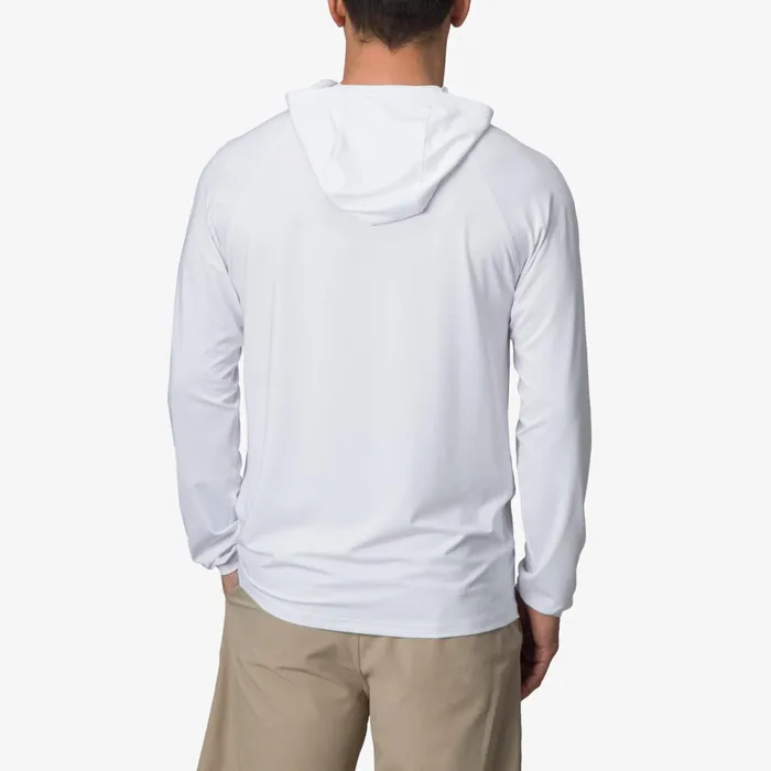 Reef Wellie Long Sleeve Hooded Surf Shirt Upf 50 Bright White Men Surf Shirts and Upf Apparel Reef Wellie Long Sleeve Hooded Surf Shirt Upf 50 Bright White Men Surf Shirts and Upf Apparel
