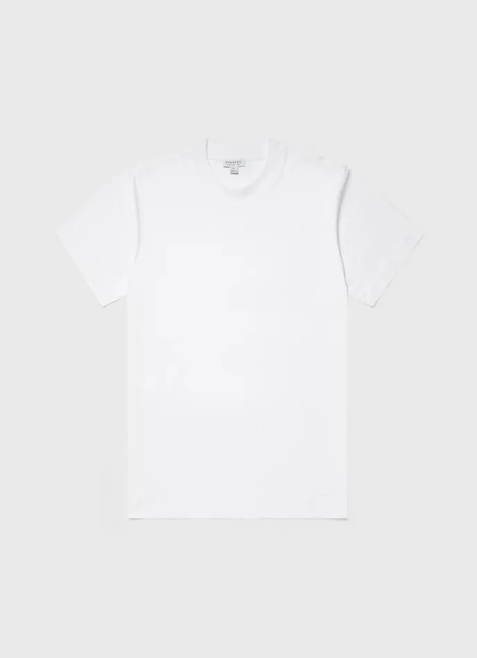Relaxed Fit Heavyweight Tshirt White Men SUNSPEL Tshirts
