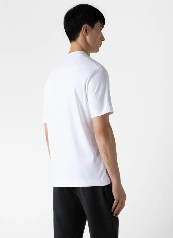 Relaxed Fit Heavyweight Tshirt White Men SUNSPEL Tshirts