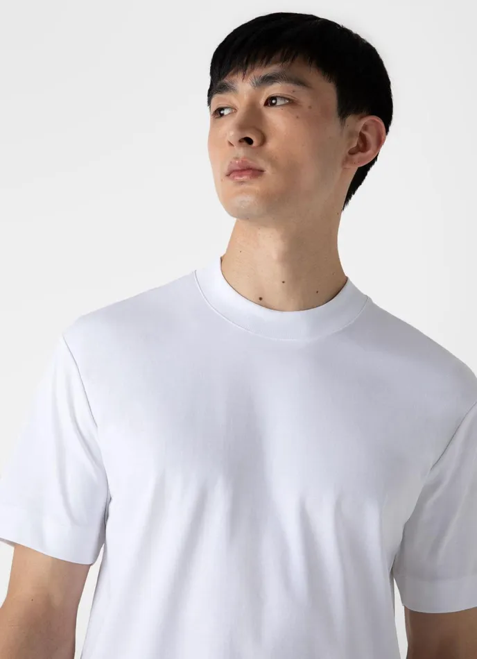 Relaxed Fit Heavyweight Tshirt White Men SUNSPEL Tshirts