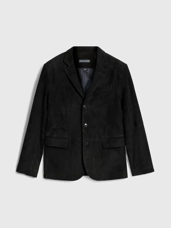 RIND JACKET Black Men John Varvatos Leather Jackets