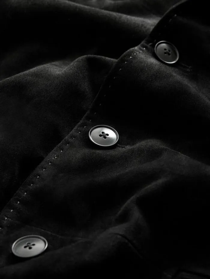 RIND JACKET Black Men John Varvatos Leather Jackets