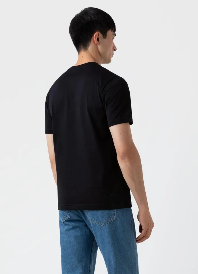 Riviera Midweight Tshirt Black Men SUNSPEL Tshirts