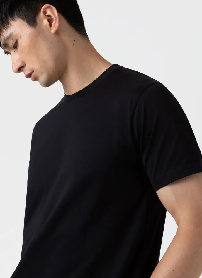 Riviera Midweight Tshirt Black Men SUNSPEL Tshirts