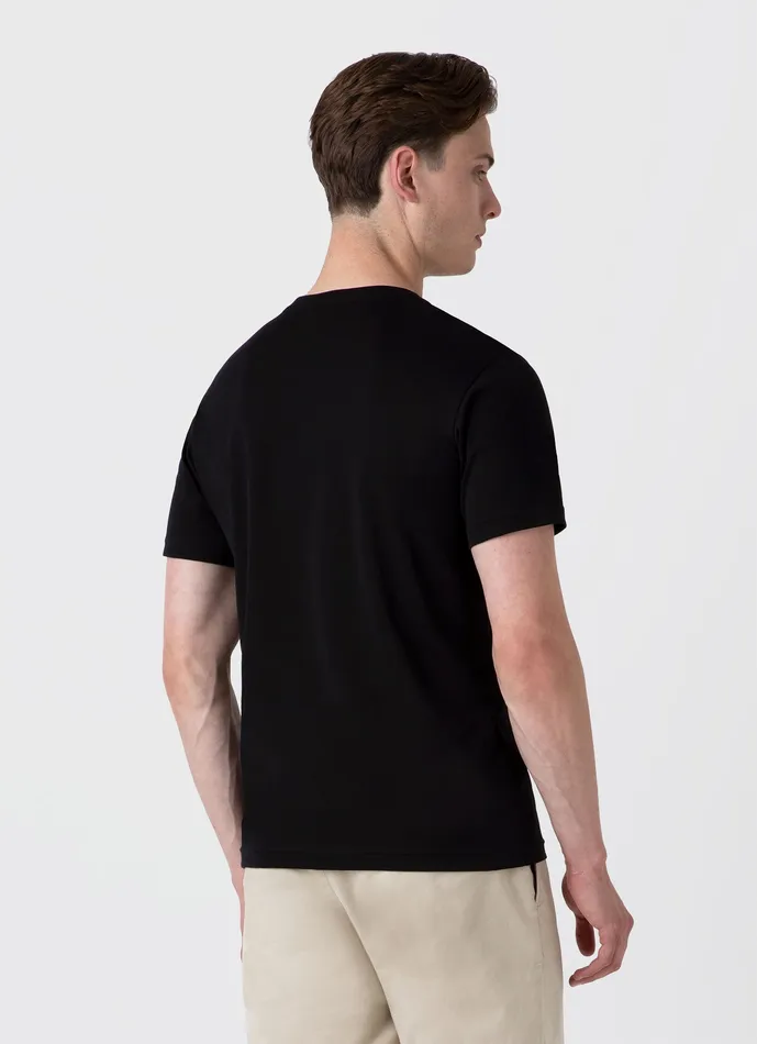 Riviera Midweight Tshirt Black Men Tshirts ussunspel Riviera Midweight Tshirt Black Men Tshirts ussunspel