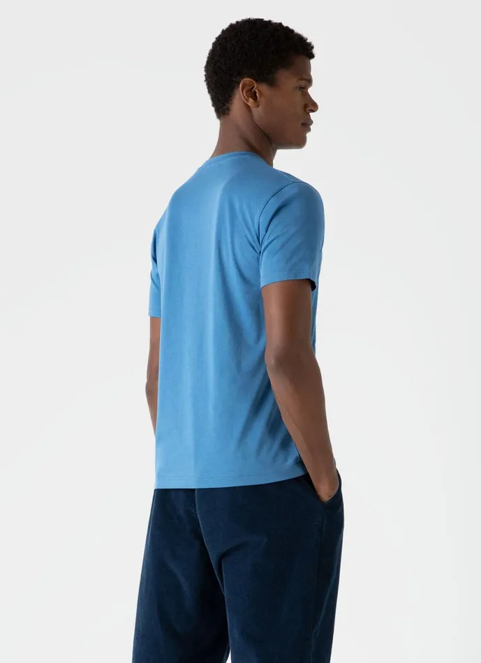 Riviera Midweight Tshirt Blue Men SUNSPEL Tshirts