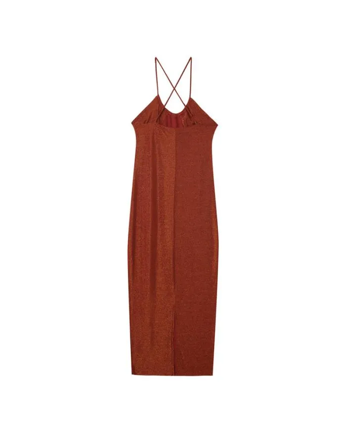 ROBE LONGUE BRIQUE MILA Shop Grace and Mila Long Dresses