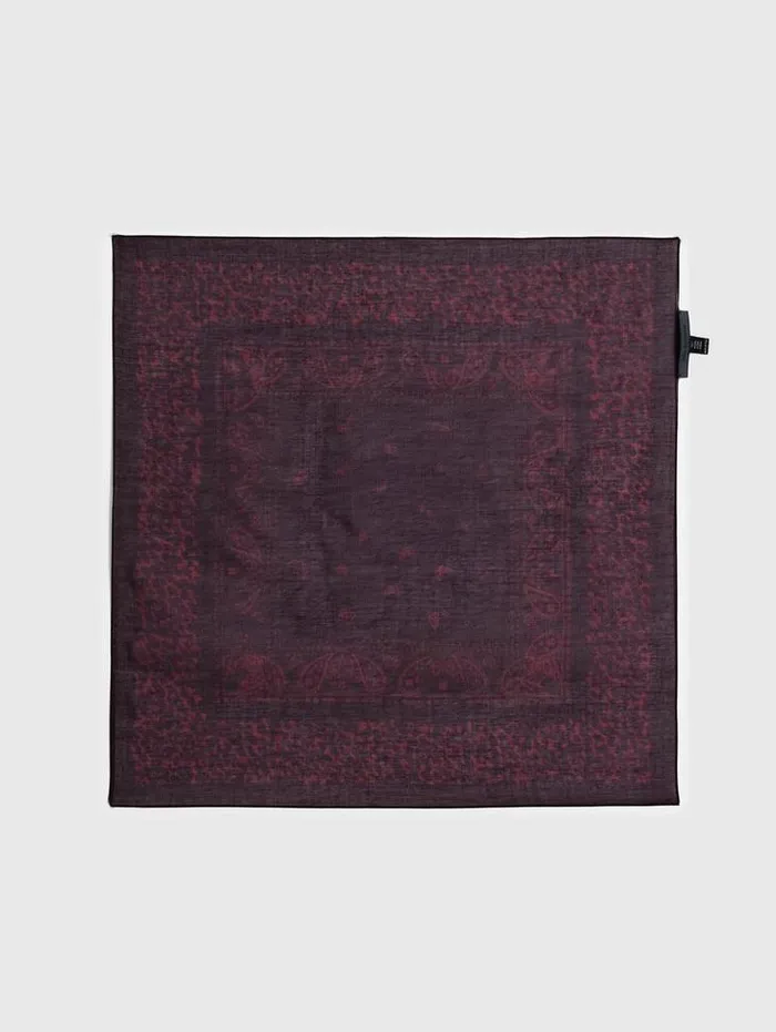 ROCKINGHAM SCARF Oxblood Men John Varvatos Scarves and Ties