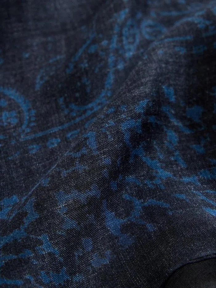ROCKINGHAM SCARF Powder Blue Men John Varvatos Scarves and Ties