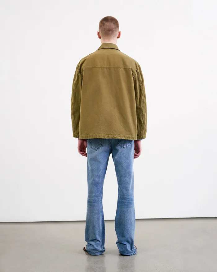 RONNOC JACKET Olive Green Men Nili Lotan Jackets and Coats