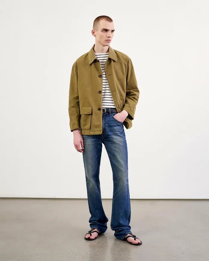 RONNOC JACKET Olive Green Men Nili Lotan Jackets and Coats