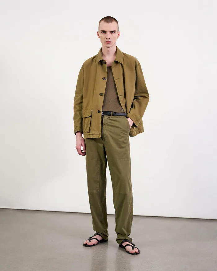 RONNOC JACKET Olive Green Men Nili Lotan Jackets and Coats