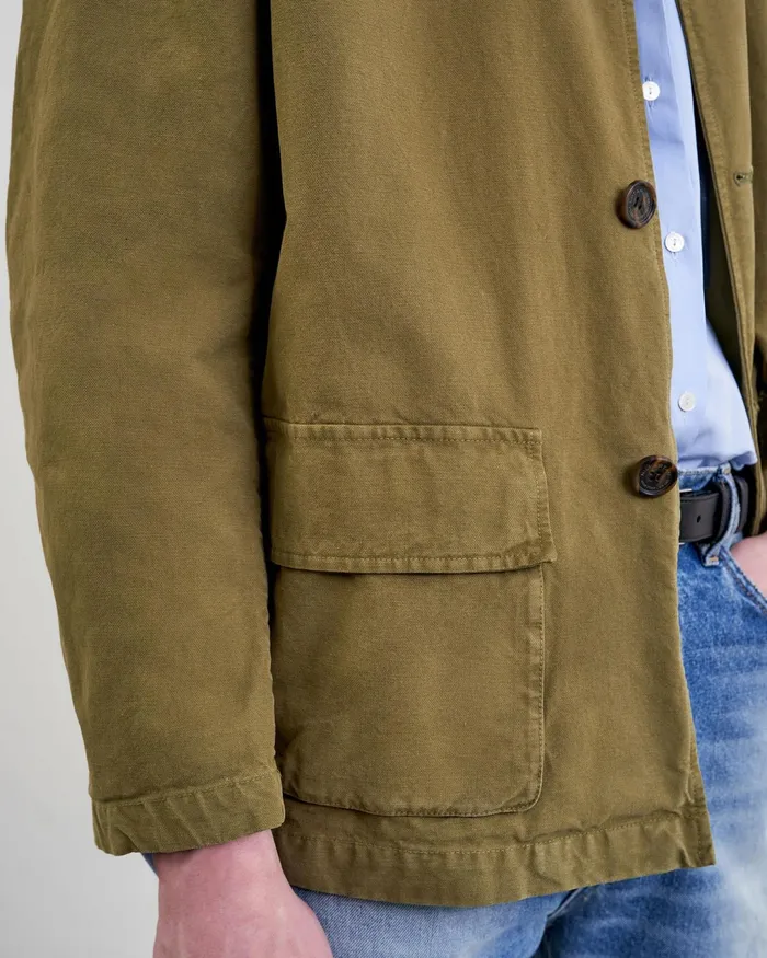 RONNOC JACKET Olive Green Men Nili Lotan Jackets and Coats