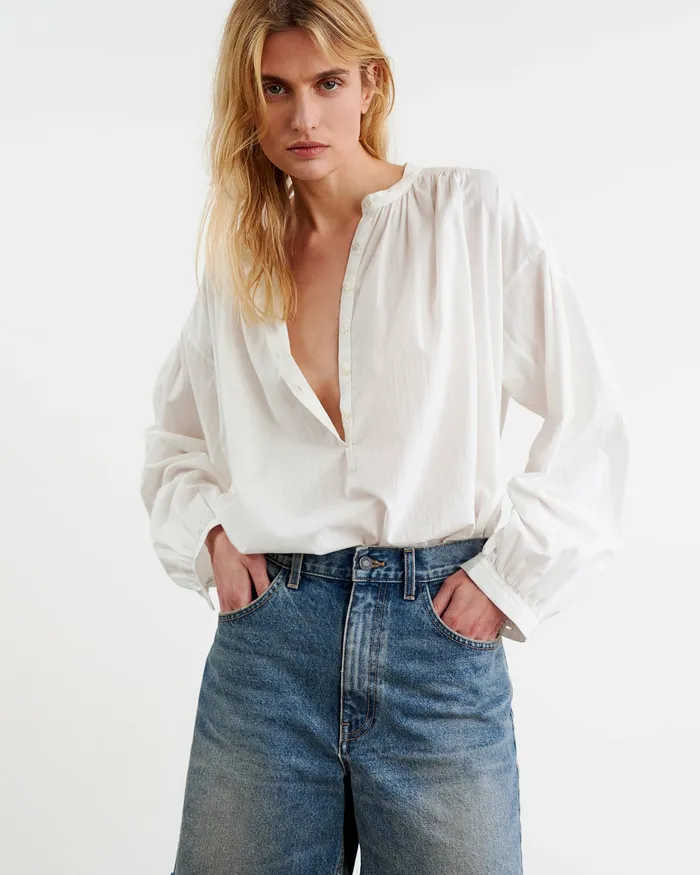 RUSSEL DENIM SHORT Summer Wash Women Nili Lotan Pants and Shorts