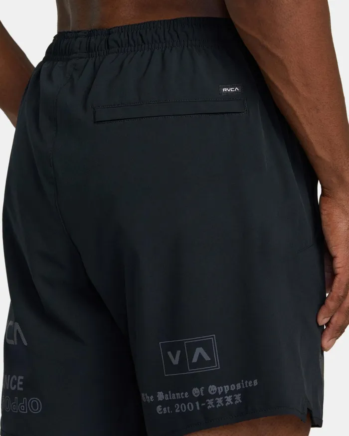RVCA Athletic Shorts Yogger Stretch Elastic Waist Shorts 17034 Black All Brand 2 8211 Men RVCA Athletic Shorts Yogger Stretch Elastic Waist Shorts 17034 Black All Brand 2 8211 Men