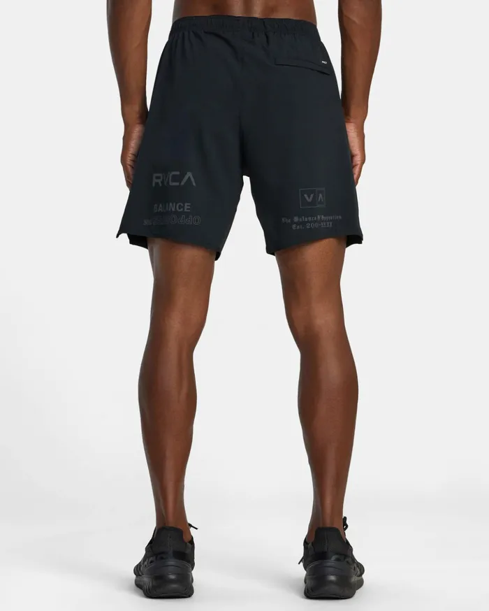 RVCA Athletic Shorts Yogger Stretch Elastic Waist Shorts 17034 Black All Brand 2 8211 Men RVCA Athletic Shorts Yogger Stretch Elastic Waist Shorts 17034 Black All Brand 2 8211 Men