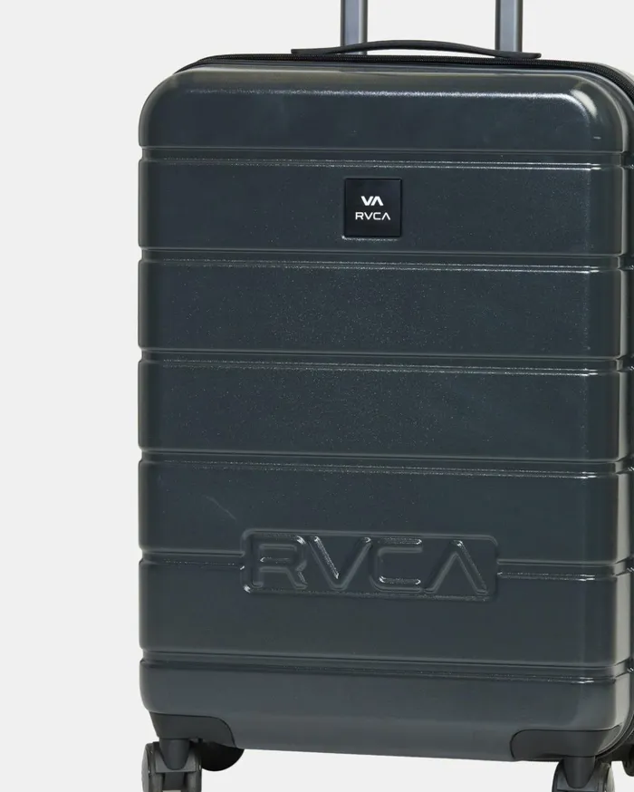 RVCA Backpacks Luggage RVCA VA Medium Roller Hardcase Suitcase Black 8211 Men