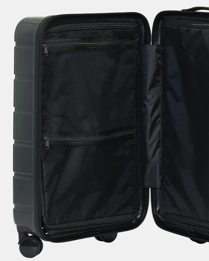 RVCA Backpacks Luggage RVCA VA Medium Roller Hardcase Suitcase Black 8211 Men